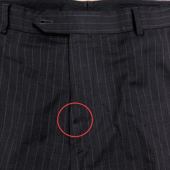 Brooks Brothers 1818 Mens Size 46L Suit Drop 5 Fitzgerald Pinstripe *TINY FLAW - Picture 14 of 16